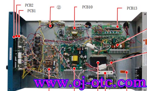 ADP400焊機俯視圖